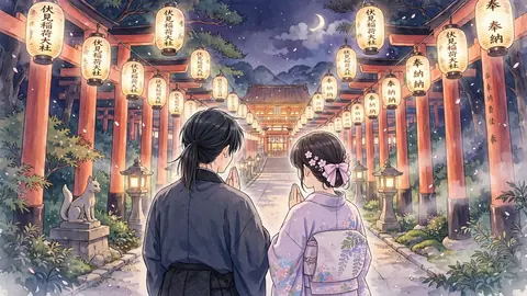 031_夜の伏見稲荷 thumbnail