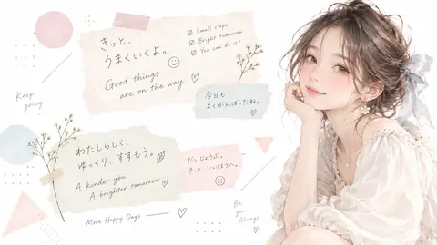 きっと、うまくいくよ：優しい春のノート thumbnail