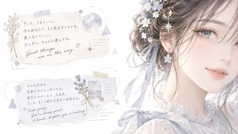 やさしい未来を見つめる少女 thumbnail