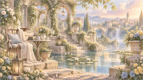 夢見る水辺の花咲く庭園 thumbnail