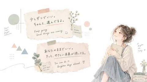 やさしい未来へ進むコラージュ thumbnail