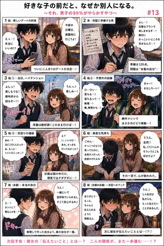 好きな子の前だと、なぜか別人になる13 thumbnail