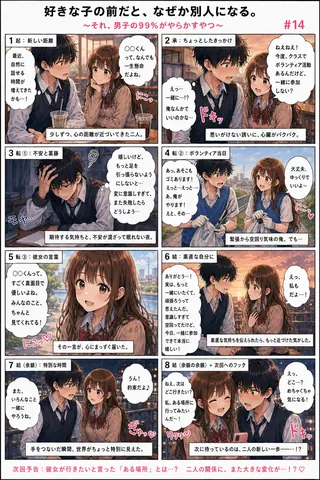好きな子の前だと、なぜか別人になる14 thumbnail