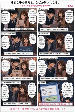 好きな子の前だと、なぜか別人になる23 thumbnail