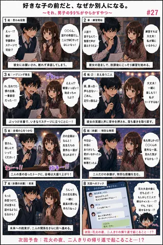 好きな子の前だと、なぜか別人になる27 thumbnail