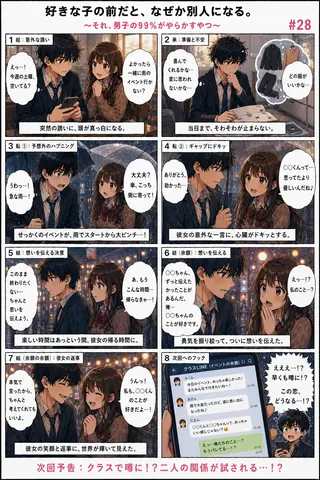 好きな子の前だと、なぜか別人になる28 thumbnail