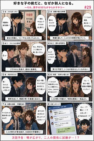好きな子の前だと、なぜか別人になる29 thumbnail
