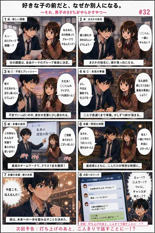 好きな子の前だと、なぜか別人になる32 thumbnail