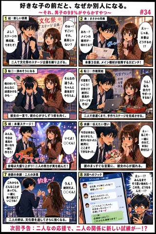 好きな子の前だと、なぜか別人になる34 thumbnail