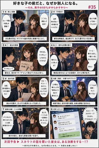 好きな子の前だと、なぜか別人になる35 thumbnail