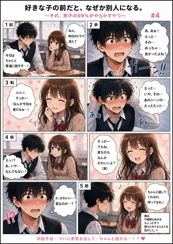 好きな子の前だと、なぜか別人になる4 thumbnail