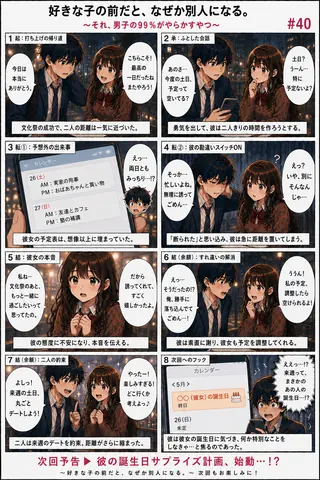 好きな子の前だと、なぜか別人になる40 thumbnail