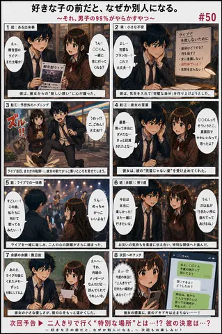 好きな子の前だと、なぜか別人になる50 thumbnail