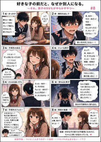 好きな子の前だと、なぜか別人になる8 thumbnail